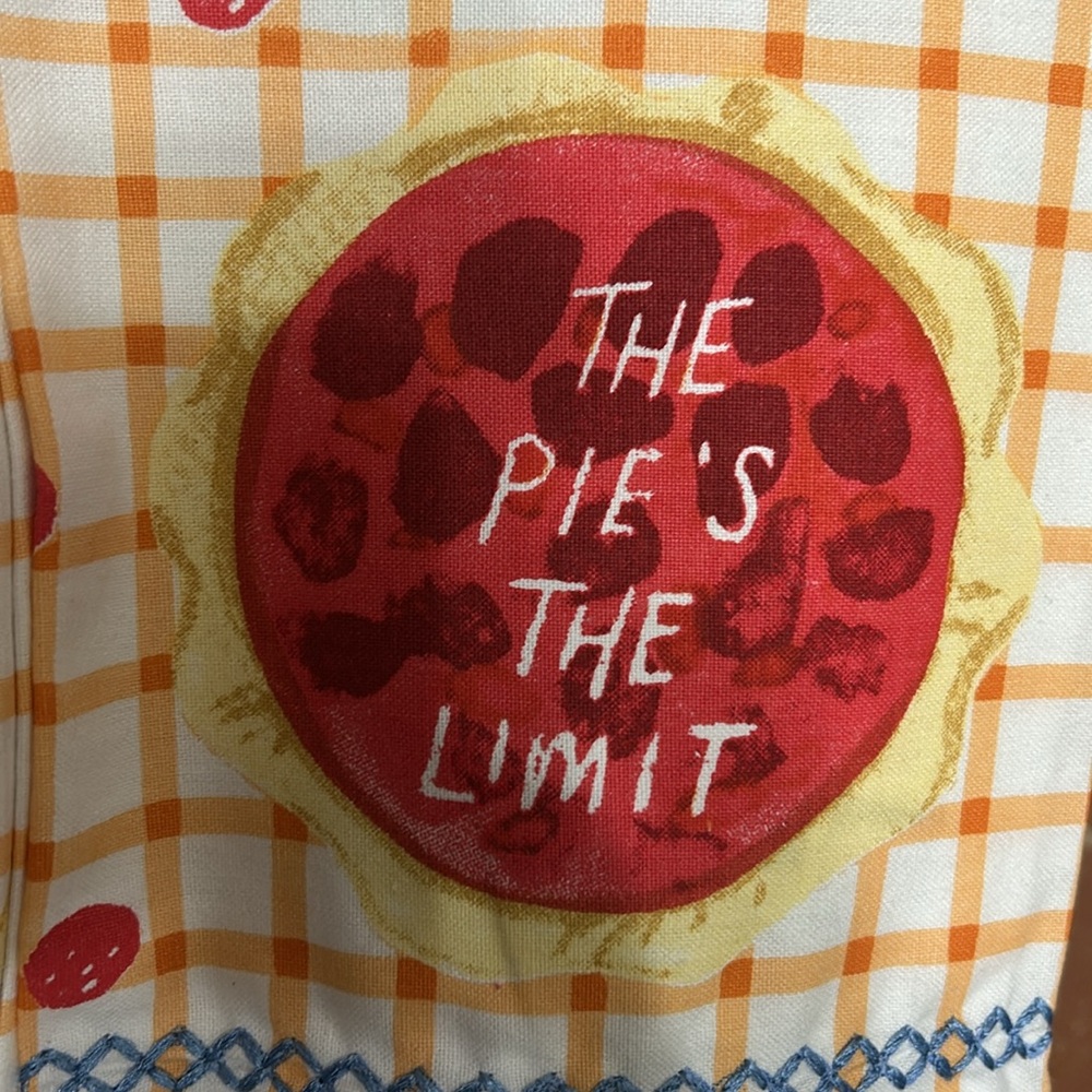 NWOT Anthropologie The Pies The Limit Dish Towel Z439 - Picture 2 of 3